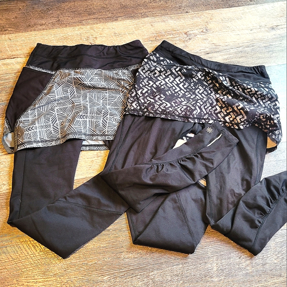 Athleta Electric Placid 2 in 1 Tight and thermal skirtpri.